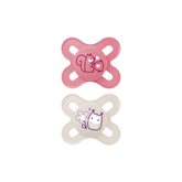 Paquete con 2 chupetes Original Start Rosa/Marfil 0-3M