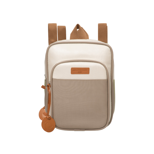 Mochila Pequeña 2 en 1 con Bolsillo Térmico Petit Gris