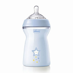 Biberón Chicco Natural Feeling Celeste 330ml 6m+