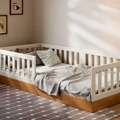Cama Multifuncional Matic Numa Laqueado Freijo Blanco Soft