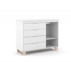 Cómoda Matic Zupy Clean Laq. Blanco Soft/Natural