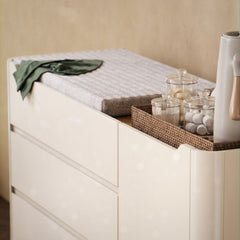 Cómoda Matic Nido Laqueado Blanco Soft Freijo