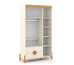 Ropero 3 Pts Matic Tess Laqueado Off White Freijo Eco Wood