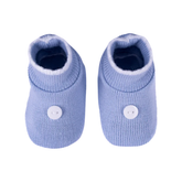 Zapatito Azul Celeste Con Botón