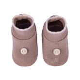 Zapatito Beige Con Botón
