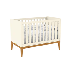 Cuna Matic Nature New Laqueado Off White Eco Wood