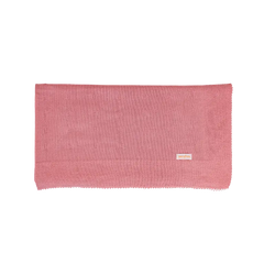 Salida de Maternidad Bordada Rosa Apricot c/Blanco