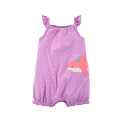 Carter's - Romper lilas con diseño de ballena