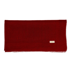 Salida de Maternidad Bordada Rojo Fuego C/Blanco