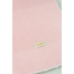 Salida de Maternidad Bordada Rosa c/Blanco