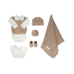 Salida de Maternidad Beige c/Off White