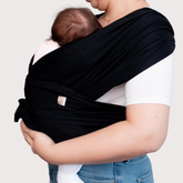 Sling Portabebé Little Beni — Cargador Tipo Canguro de Vestir Negro