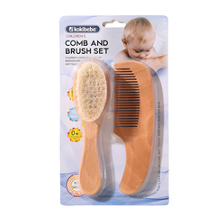 Kit Cepillo y Peine Madera