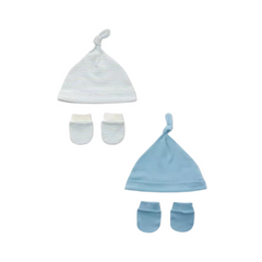 Primark - Paquete con 2 gorras y 2 pares de manoplas