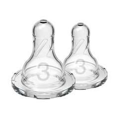 Paquete con 2 tetinas Dr Brown's Narrow Nivel 3 6m+