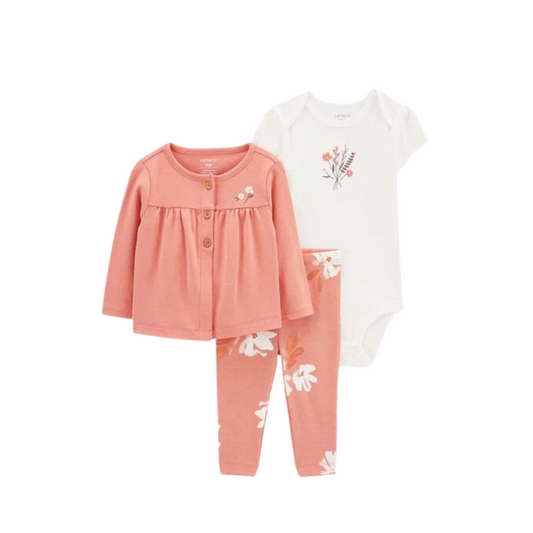 Carter's - Set con 3 piezas floral