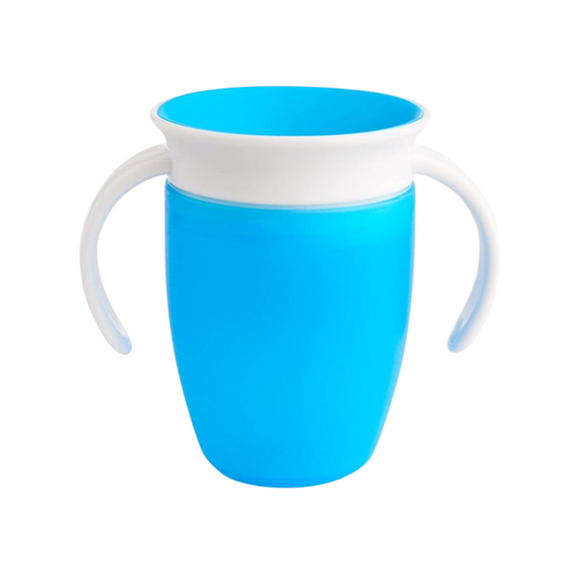 Vaso antiderrames con asas Miracle 360° Azul (6M+)