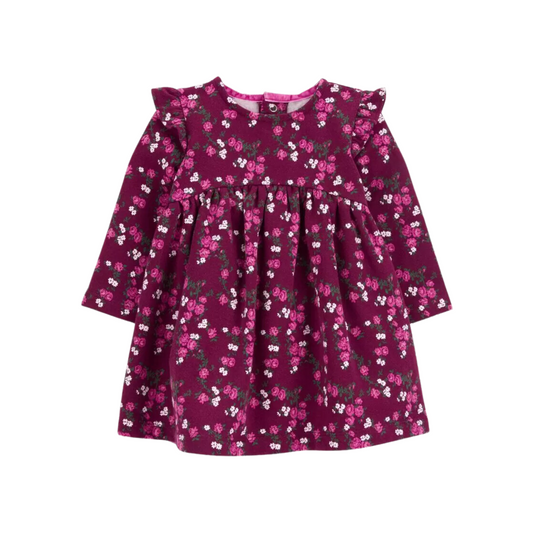 Carter's - Vestido floral frisado