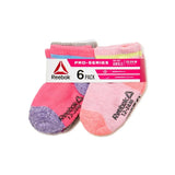 Reebok - Paquete con 6 pares de medias antideslizantes