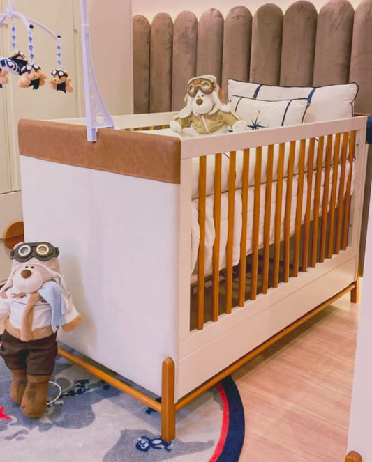 Cuna Matic Tess Laqueado Blanco Soft/Eco Wood