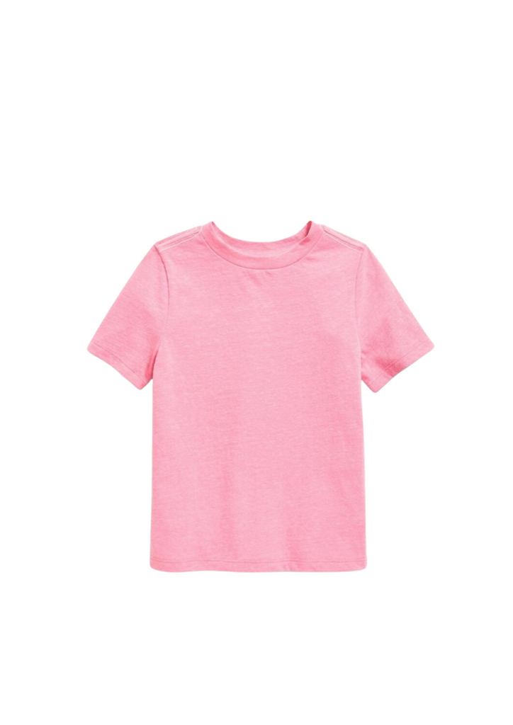 Old Navy Remera de mangas cortas color rosado Universo Infantil