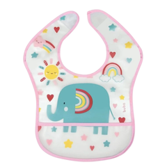Babero Impermeable Con Bolsillo Buba Arco Iris