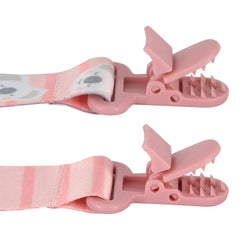 Kit Con Sujetadores De Chupetes Koala Rosa