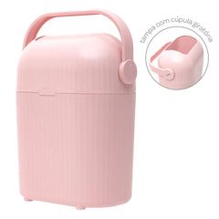 Basurero Buba Antiolor Para Pañales 9L Rosa