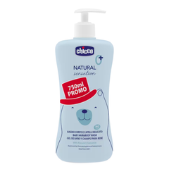 Gel de Baño y Champu Chicco Natural Sensation 750ml 0+