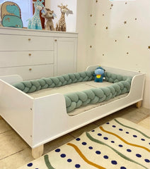 Mini Cama Matic Zupy Laqueado Blanco Soft/Natural
