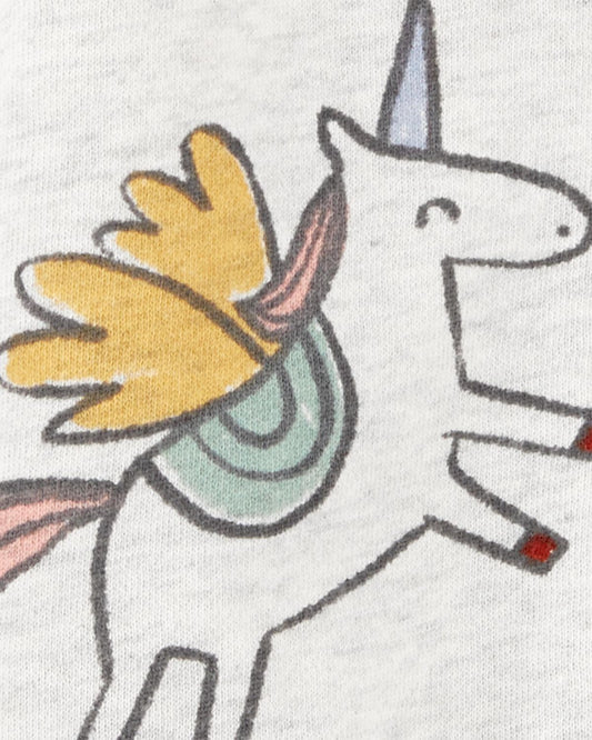 Carter's - Abrigo frisado de unicornio con capucha