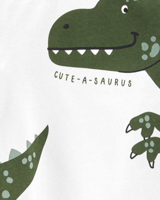 Carter's - Conjunto frisado de dinosaurio