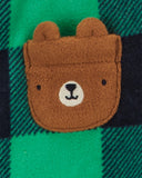 Carter's - Enterizo/Pijama de micro polar de oso