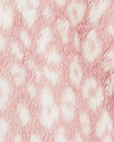 Carter's - Enterizo polar con capucha leopardo