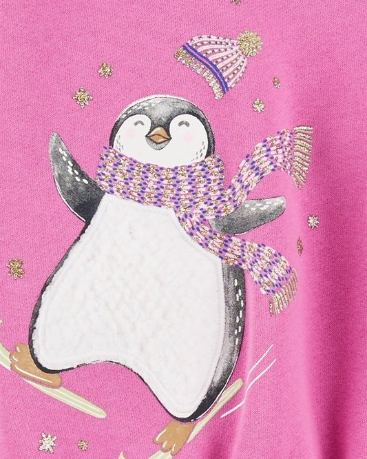 Carter's - Sueter frisado de pinguino