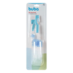 Kit Cepillos Biberón y Tetinas Azul