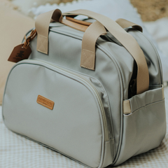 Bolso Maternidad Grande Cuidado Verde