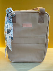 Mochila Maternidad Mediana Arco Iris Rosa