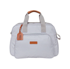 Bolso Grande y Mochila Mediana Crecer Gris