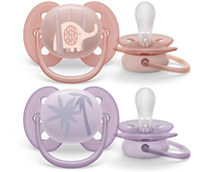 Paquete con 2 chupetes Ultra Soft 0-6m