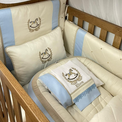Kit de Cuna Clasico Toyana Personalizado Con Nido