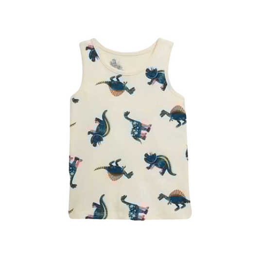 Old Navy - Remera musculosa con diseño de dinosaurios