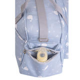 Bolso Maternidad Grande Fondo Del Mar Azul