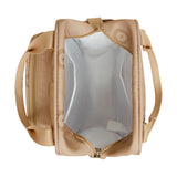 Bolso Maternidad Mediano Con Bolsillo Térmico León Caramelo