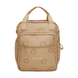 Bolso Maternidad Mediano Con Bolsillo Térmico León Caramelo