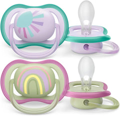 Paquete con 2 chupetes Ultra Air