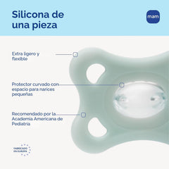 Paquete Con 2 Chupetes MAM Comfort Rosa 3-12M
