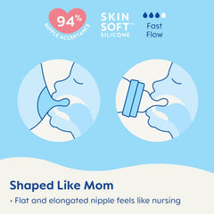 Paquete con 2 Biberones Easy Active 330ml Gris Rosa (4m+) (Copia)