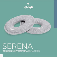Kit Con 2 Rosquilla de Lactancia Serena Infanti Gris Claro