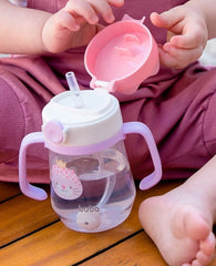 Vaso Con Manija Buba 240ml Rosa Corona